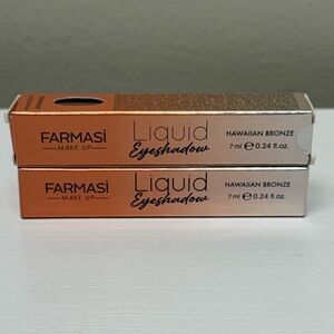 3 for $15 SALE Set of 2 Farmasi Liquid Eyeshadow - Hawaiian Bronze New in box